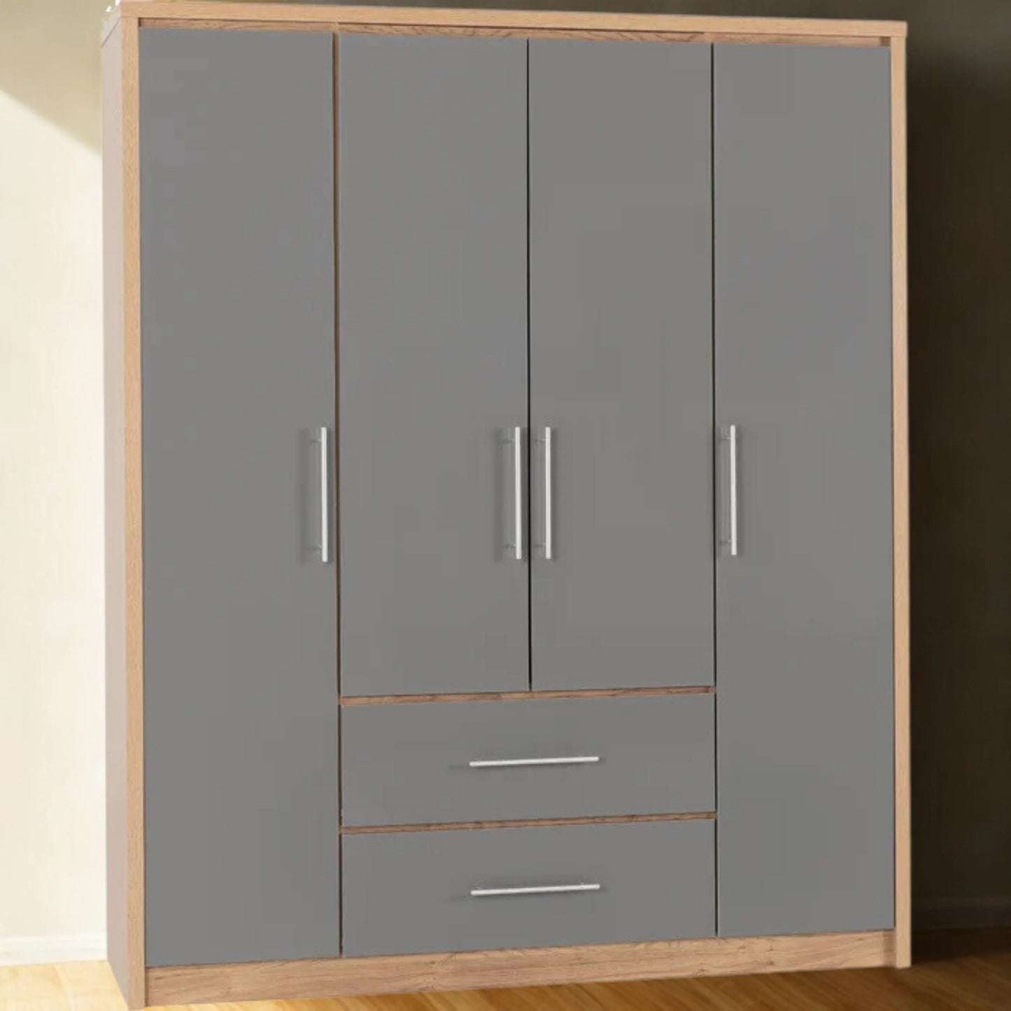Louisa 4 Door Wardrobe