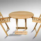 2 Chairs 1 Table Set (Wooden Folding)