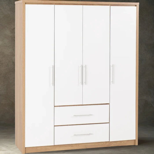 Louisa 4 Door Wardrobe
