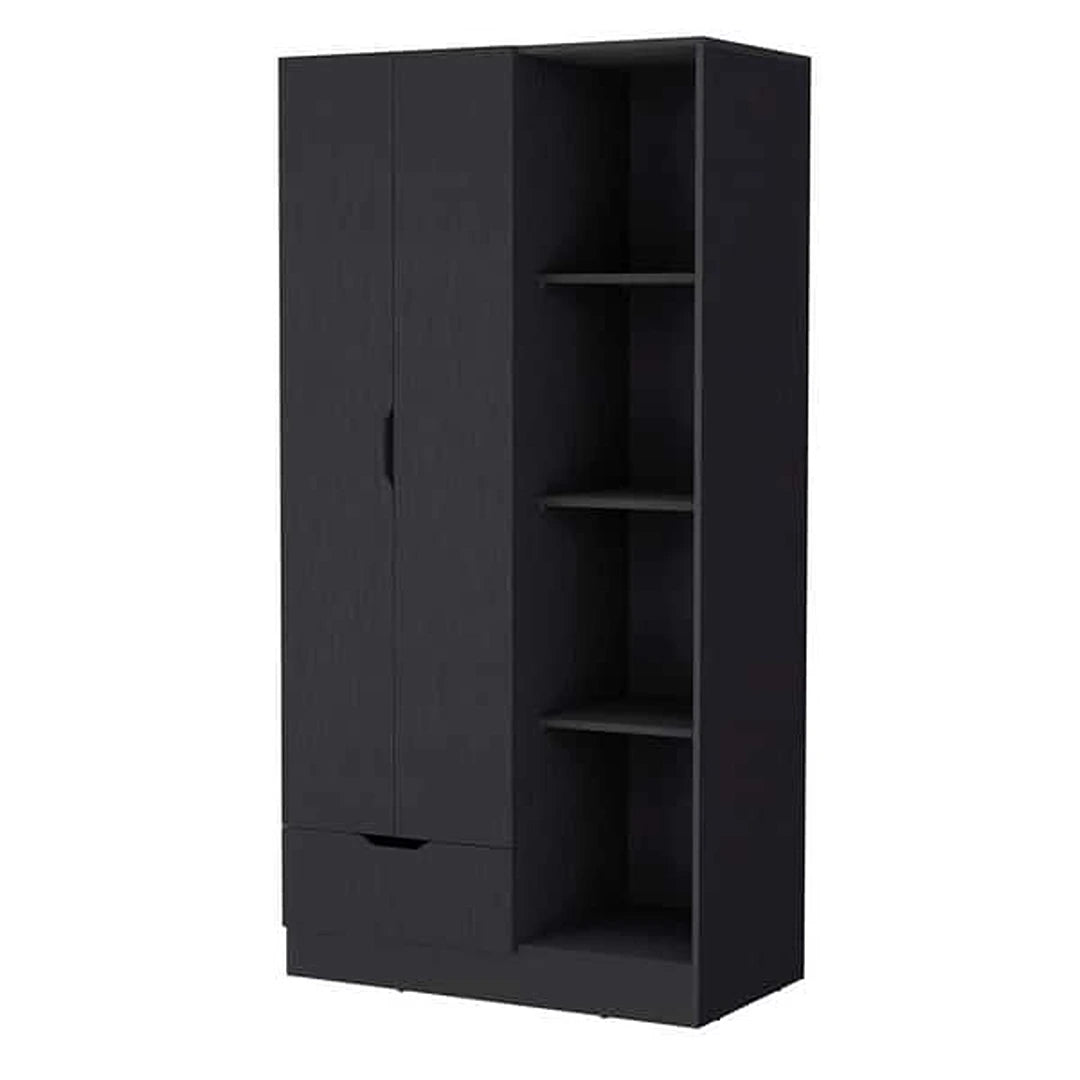 Armoire 2 Door Open Compartment Wardrobe