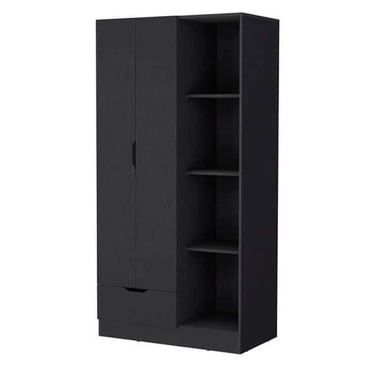 Armoire 2 Door Open Compartment Wardrobe