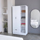 Armoire 2 Door Open Compartment Wardrobe