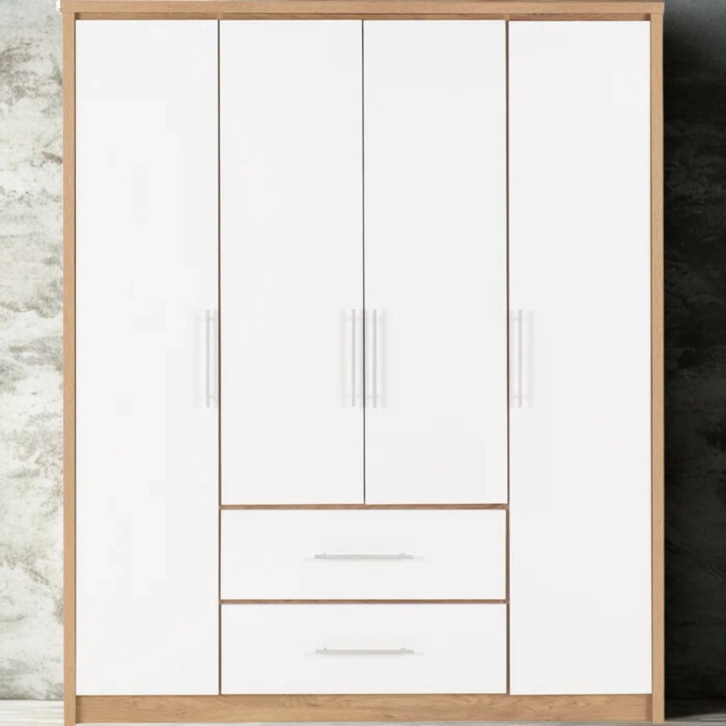 Louisa 4 Door Wardrobe