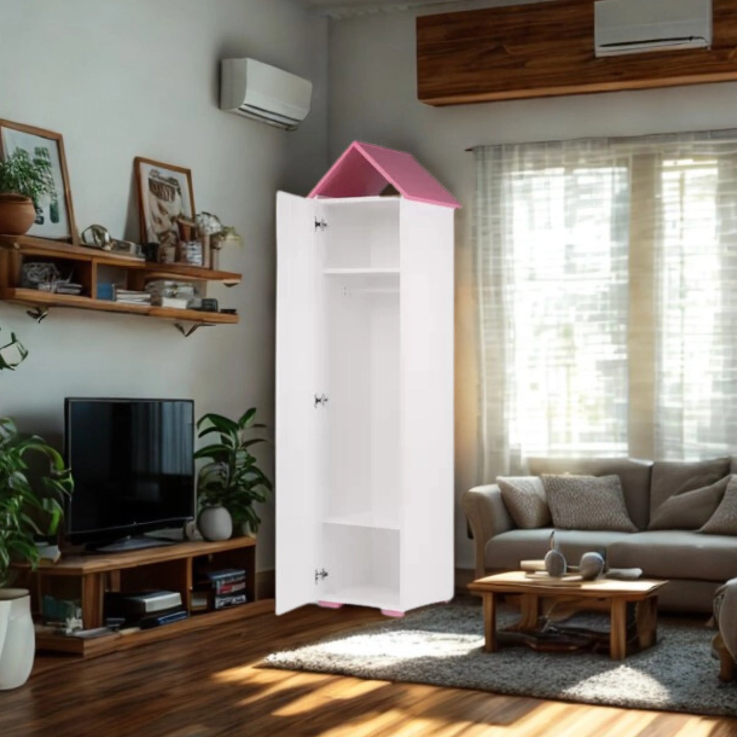 Single Door Kids Cabinet