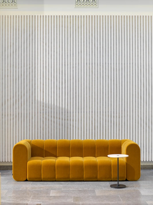 Modern Tufted Velvet 3-Seater Loveseat Sofa