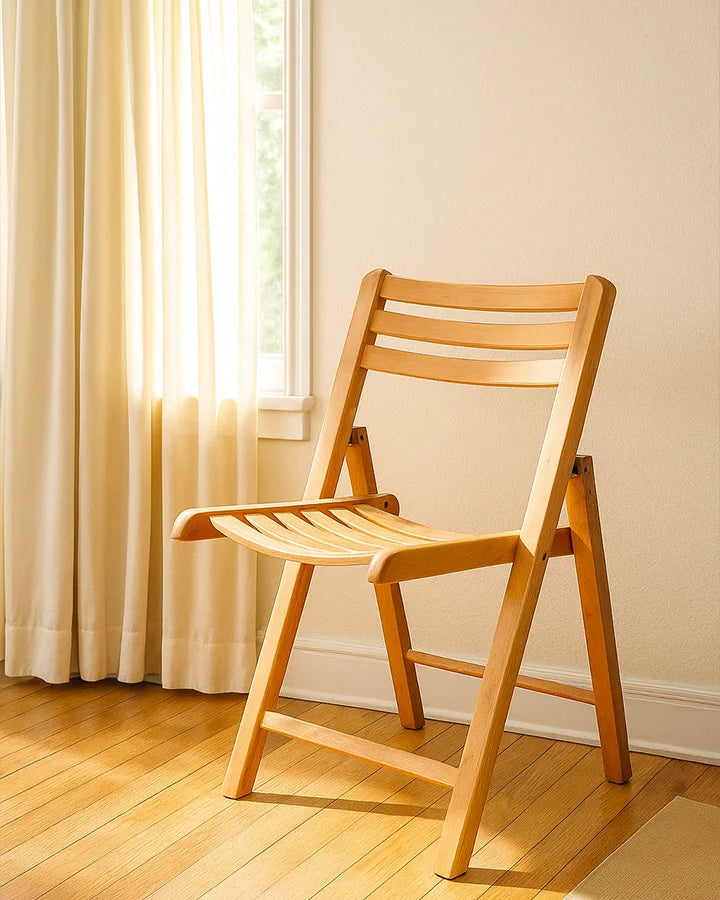 Single Wooding Folding Chair