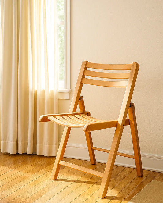 Single Wooding Folding Chair