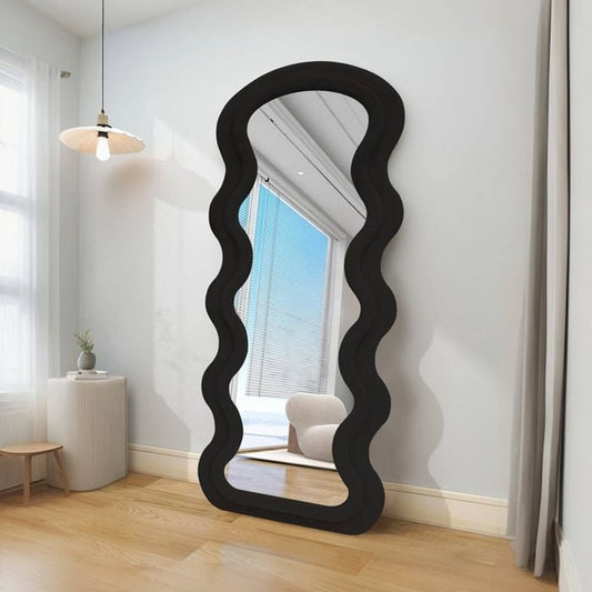 Wavy Edge Mirror Velvet
