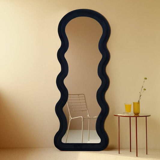 Wavy Edge Mirror Velvet