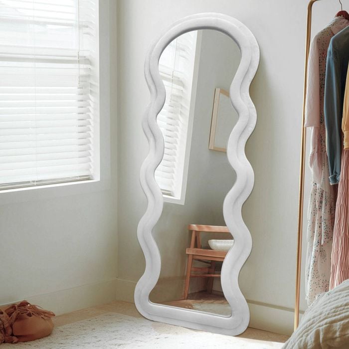 Wavy Edge Mirror Velvet